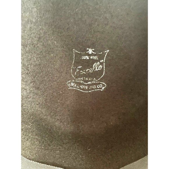 Vtg KOKIN New York Women 100% Wool Felt Rolled Brim Bollman Excello Black Hat - Picture 7 of 12